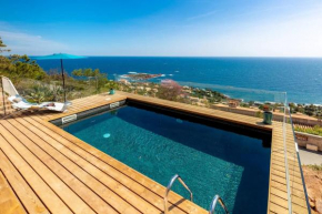 Charming Riviera Villa for 8 Guests Pool & Sea View